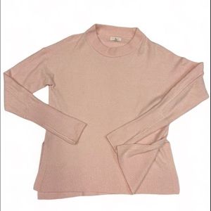 Lou & Grey Ladies Soft Barbie Pink Long Sleeve Sweater Size XS EUC